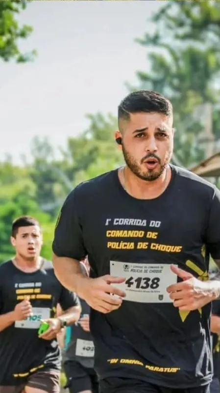 Joe Alessandro em prova de corrida