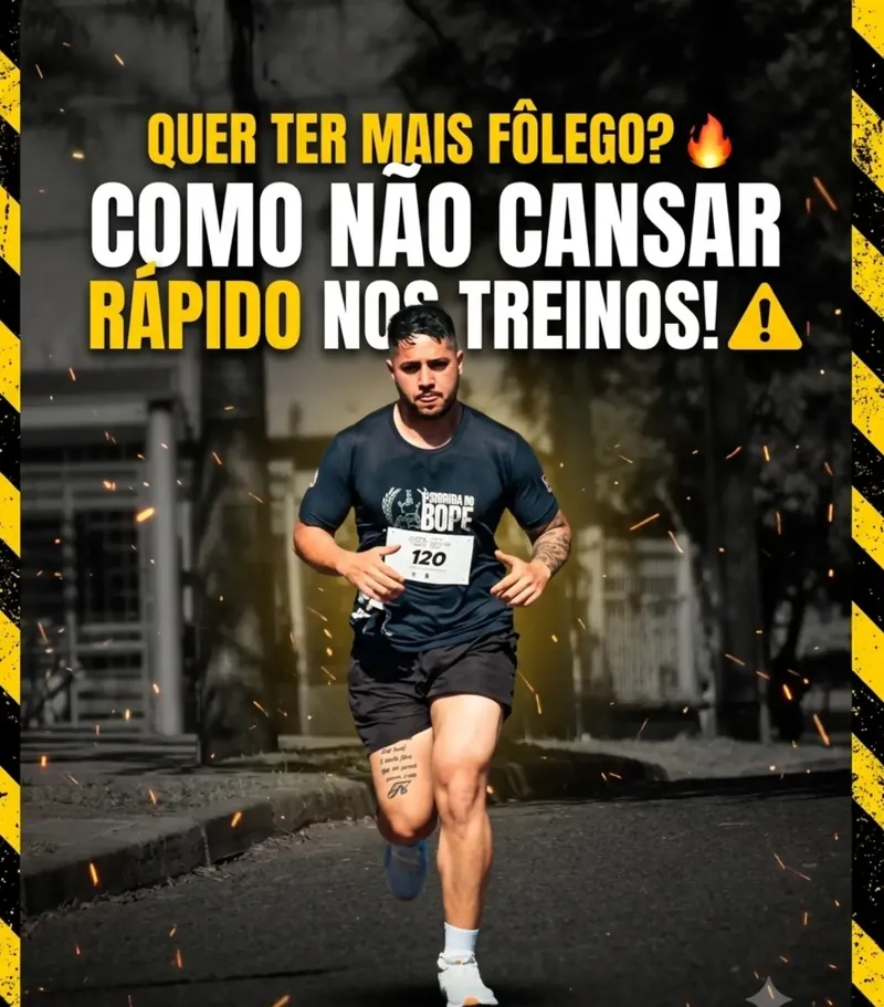 Post: como não cansar rápido nos treinos